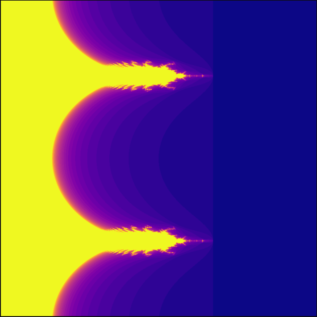 Exp tricorn fractal