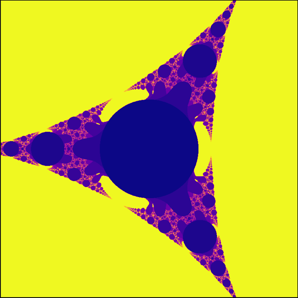 Triangle fractal or Crystal fractal